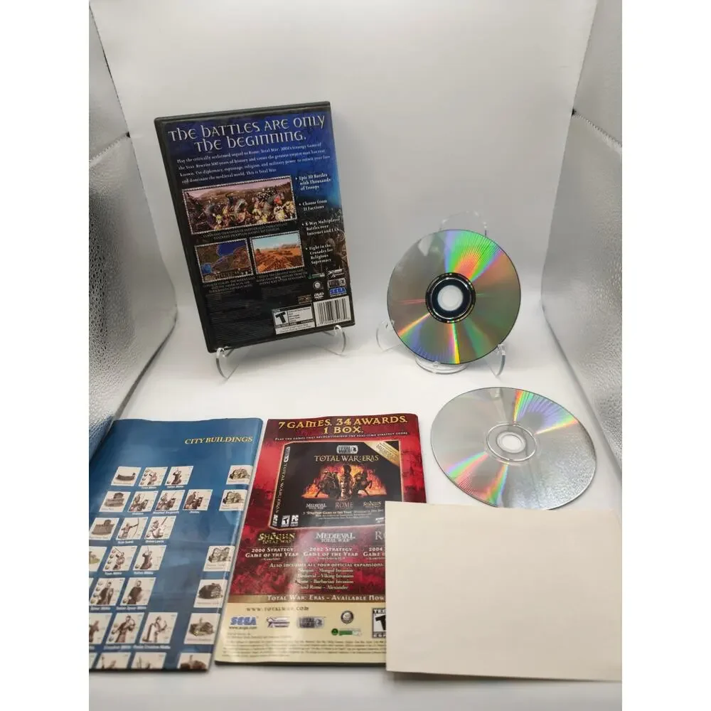 Medieval II Total War PC DVD-ROM Complete 2-Disc untested